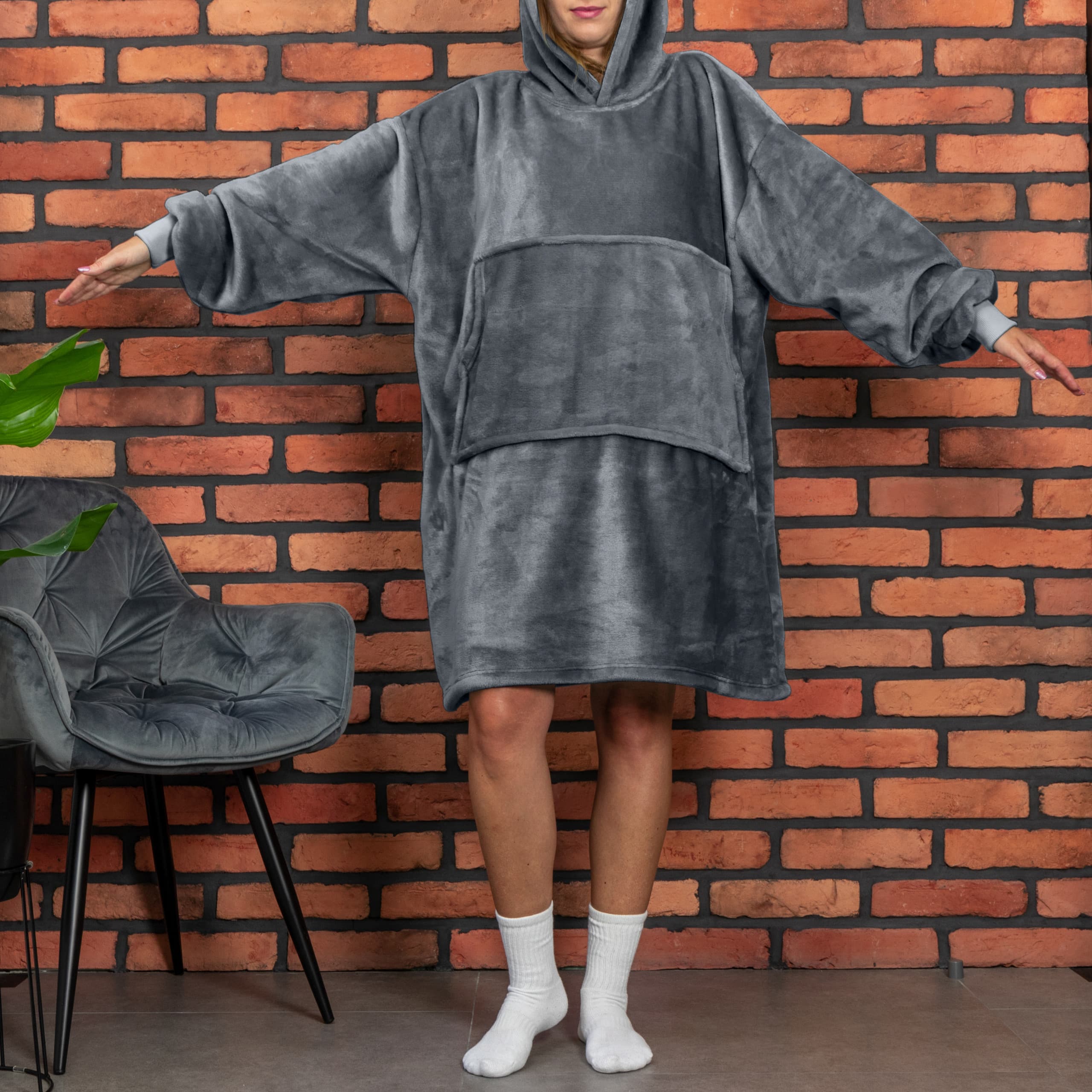 Bluzair koco bluza oversize z kapturem polska 4w1