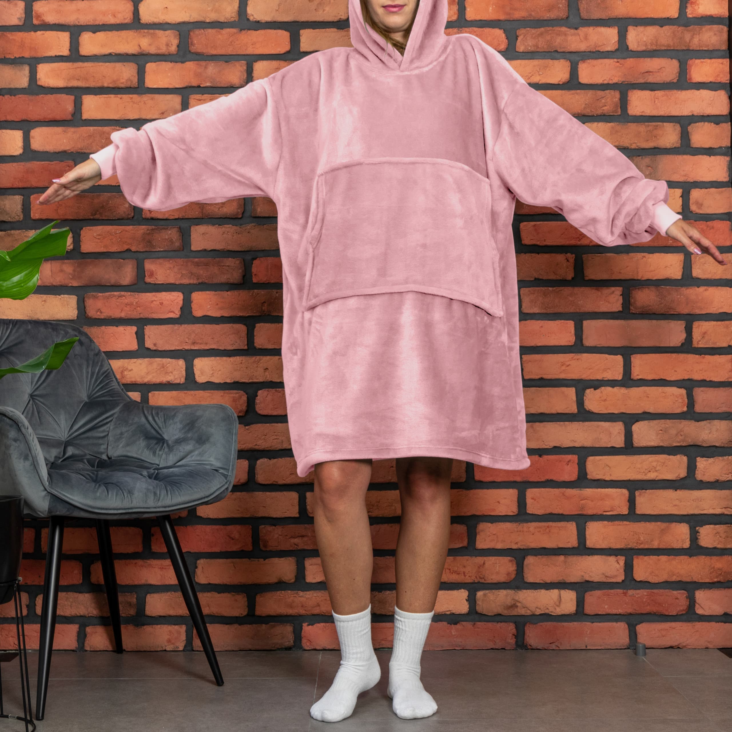 Bluzair kocobluza produkt polski futrzak poduszka