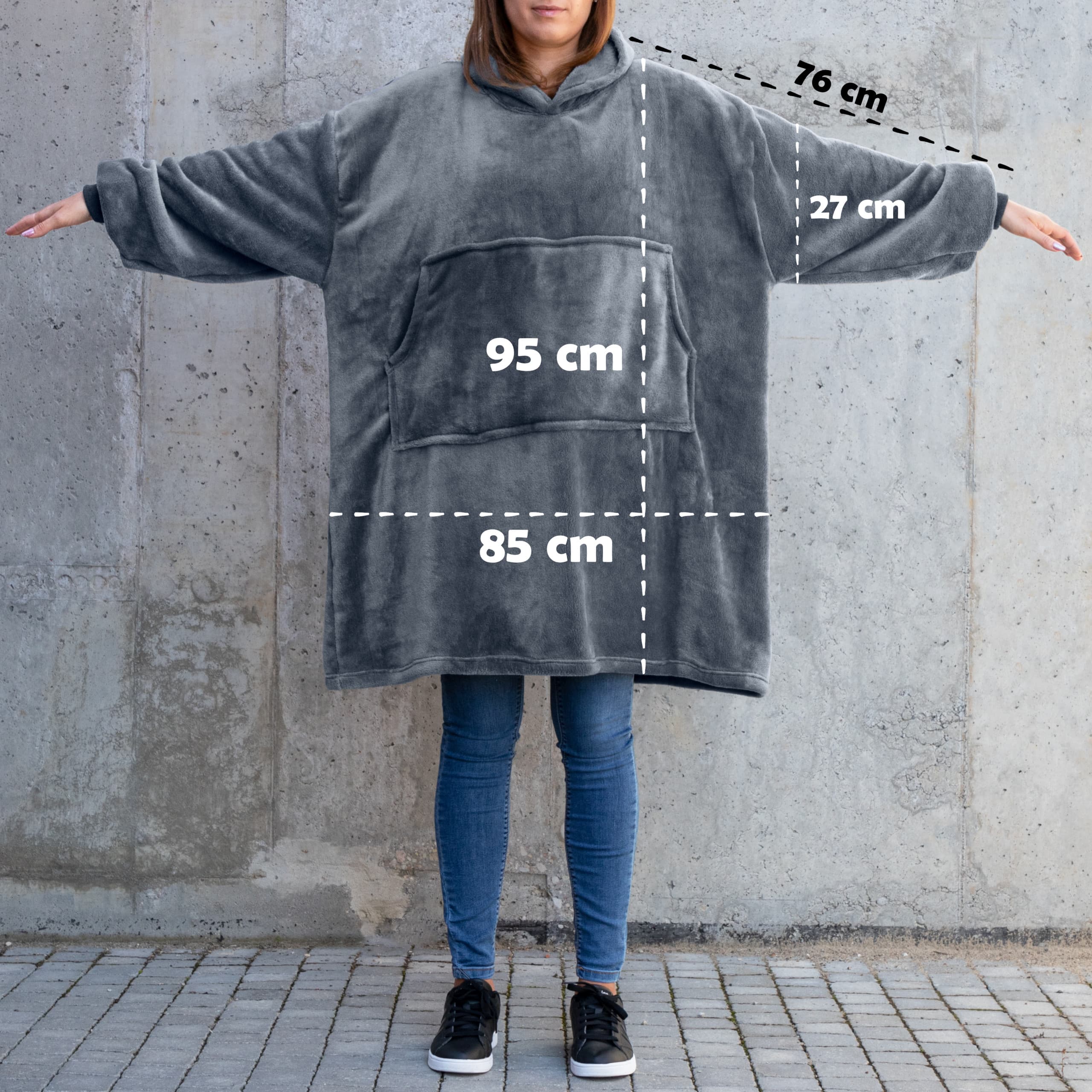 Bluzair koco bluza oversize z kapturem polska 4w1